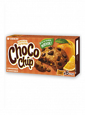 Печенье Чокочип сдобное с кусочками шоколада и апельсина 120г/2