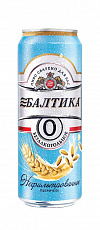 Пиво Балтика Нефильтрованное Пшеничное №0 0,45л ж/б